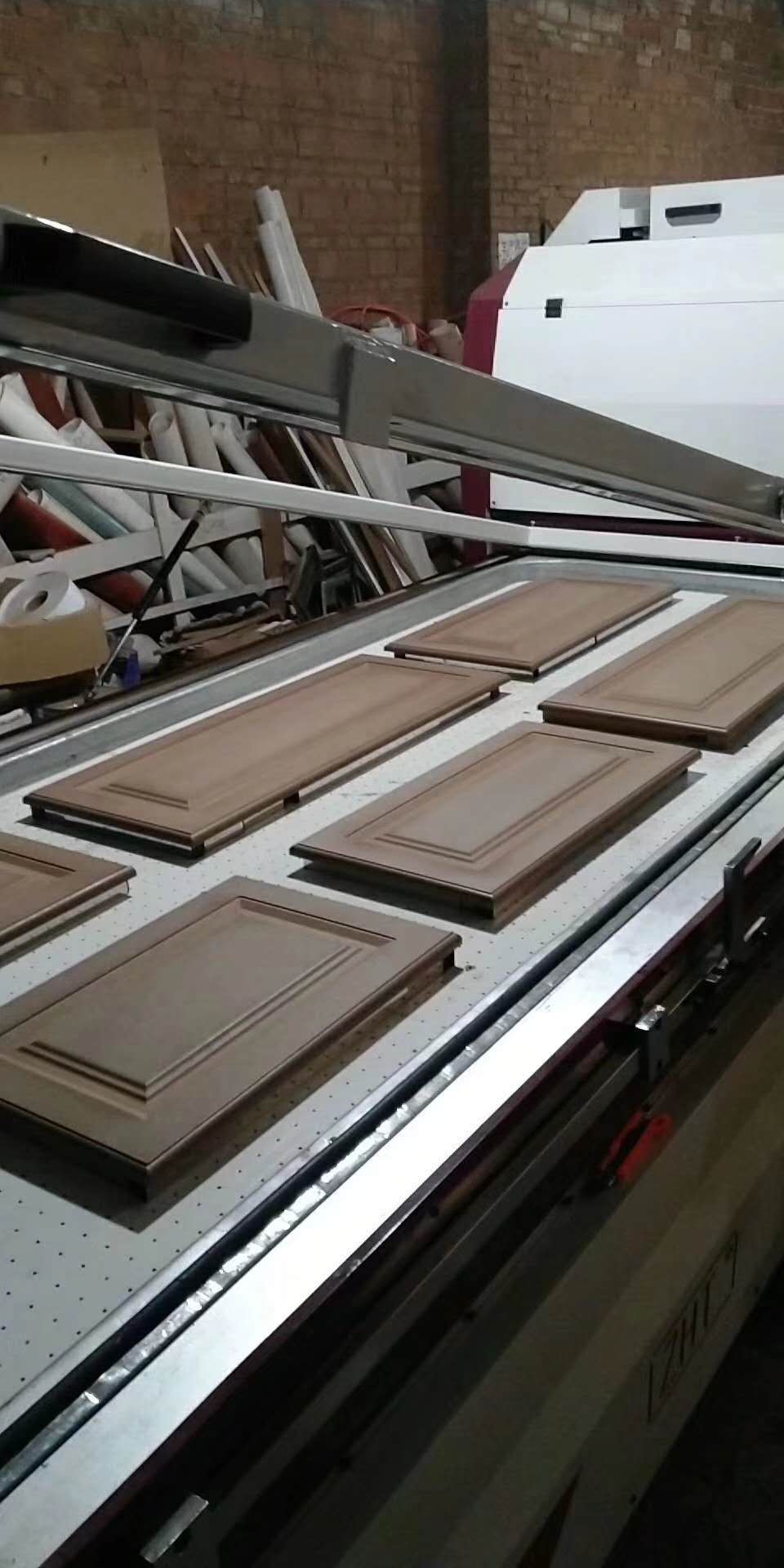 Automatic PVC Door Wood Veneer Press